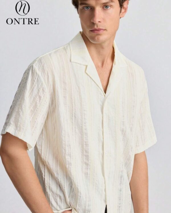 Λευκό T-Shirt Κρεμ