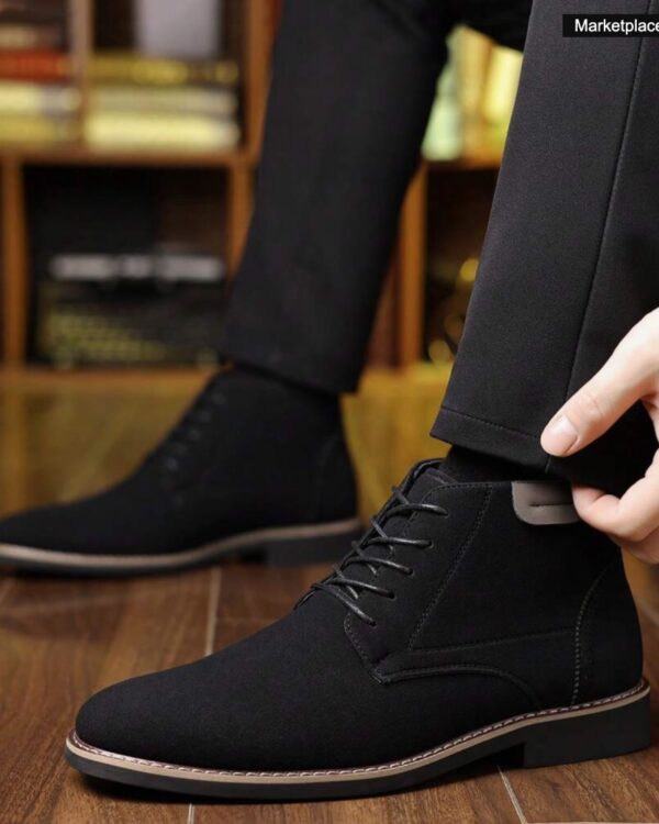 Καφέ Ανδρικό Σκούρο Μποτάκι