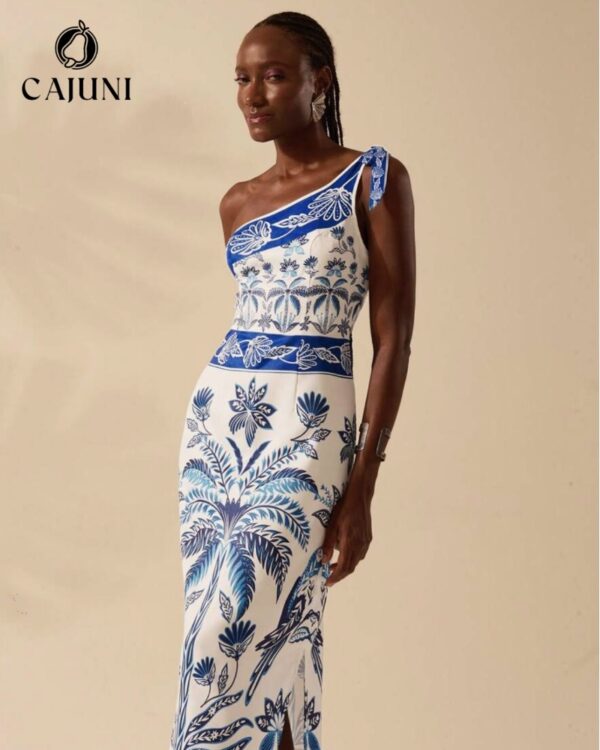 Φόρεμα με Τροπικά Φρούτα