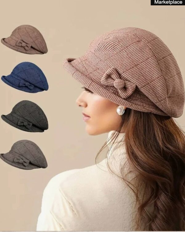 Καπέλο Μπερές από Κορδέ