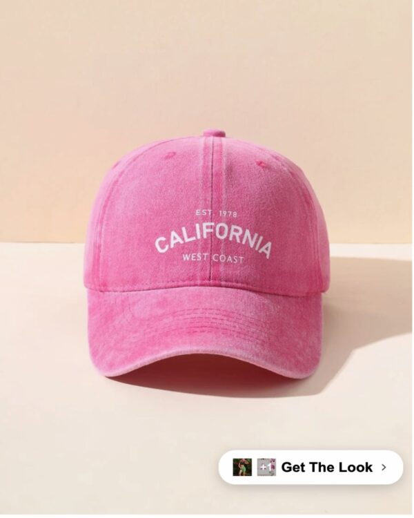 Ροζ Καπέλο Τζόκεϋ "California"