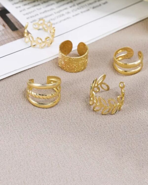 Σετ Χρυσά Δαχτυλίδια