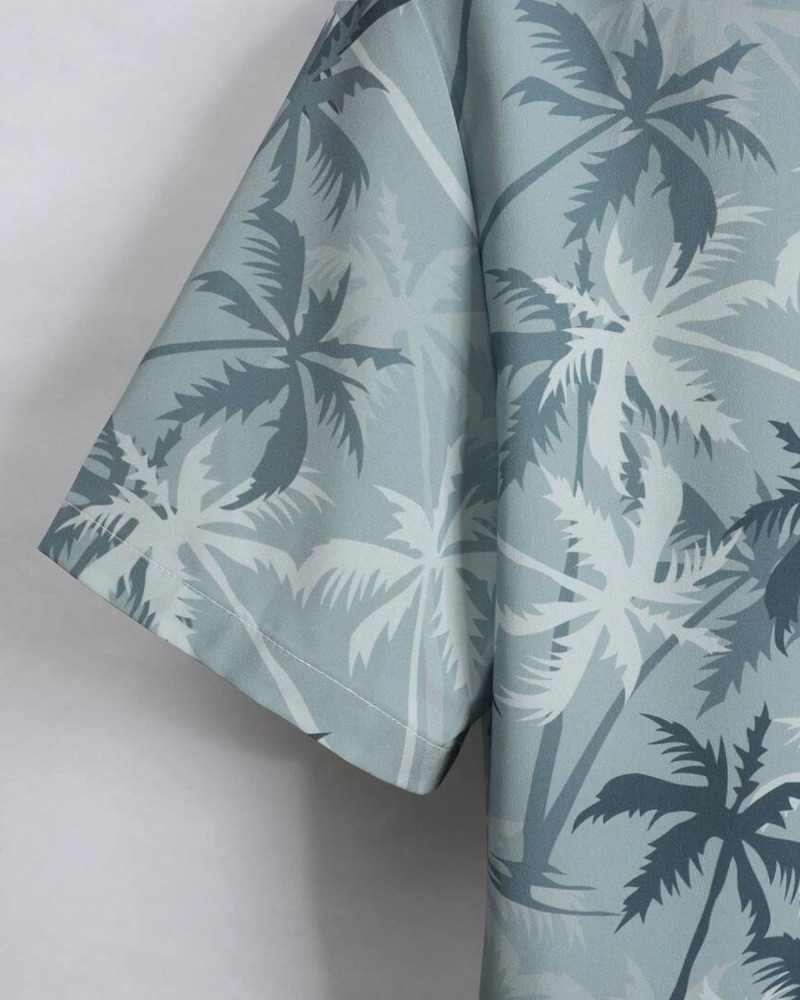 Ανδρικό Πουκάμισο με Φυτικό Μοτίβο - Image 3